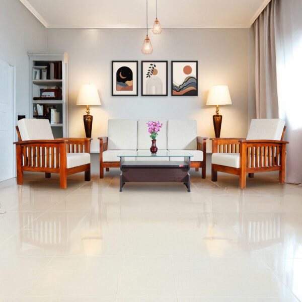 3+1+1 Solid Wood Sofa Set
