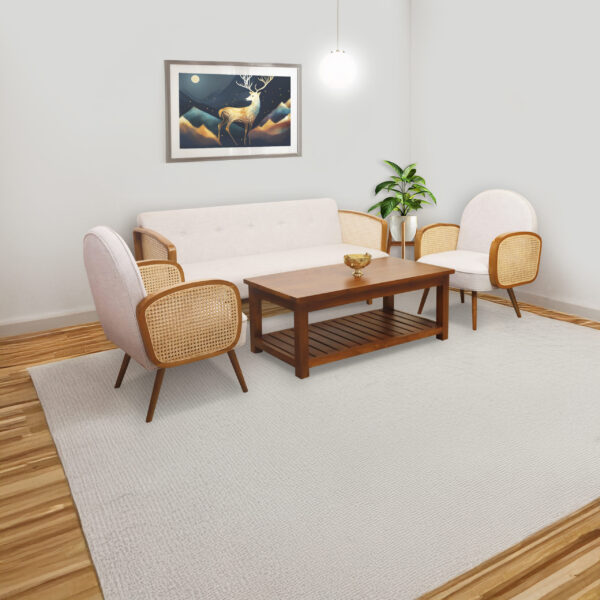 3+1+1 Solid Wood Sofa Set 12
