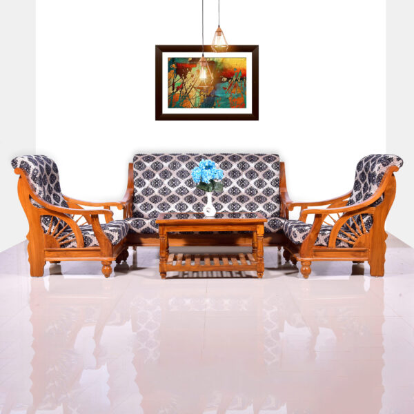 3+1+1 Solid Wood Sofa Set