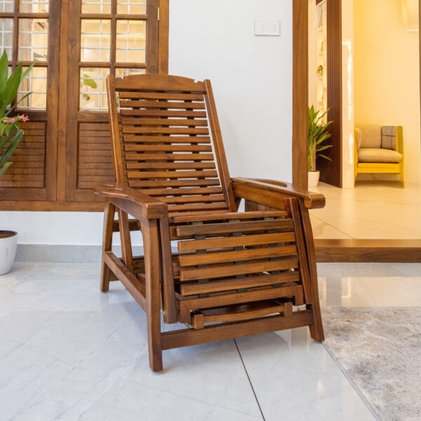 Solid Teakwood chair for Sitout / Verandah