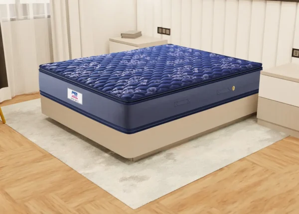 Springkoil - Bonnell Pillow Top - Dark Blue- Peps
