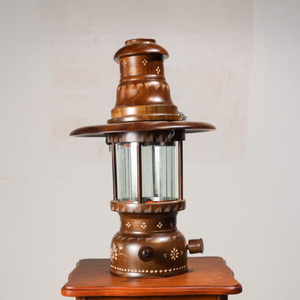 Handcrafted Wooden Ranthal Decorative - Traditional South Indian Artistic Carving